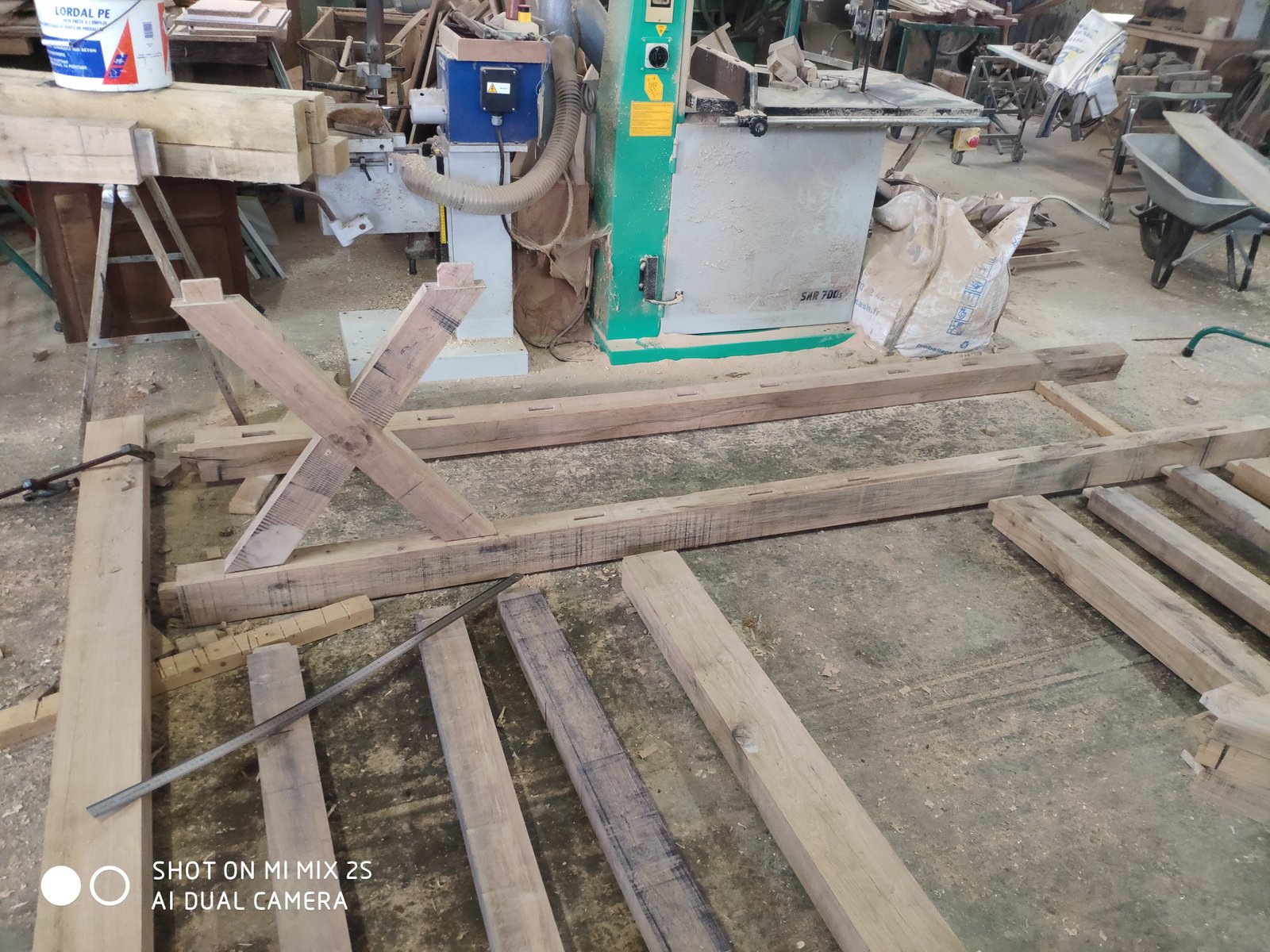 Colombage en chêne massif