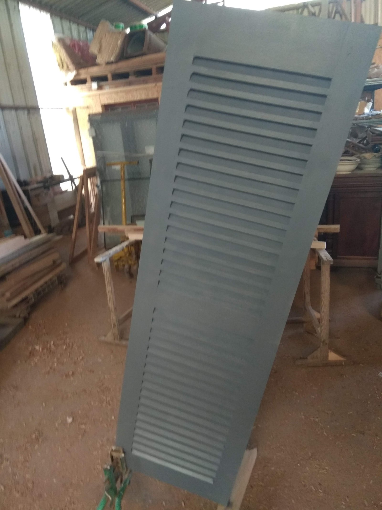 Fabrication volet bois – Veulette-sur-Mer - Menuiserie Vimard